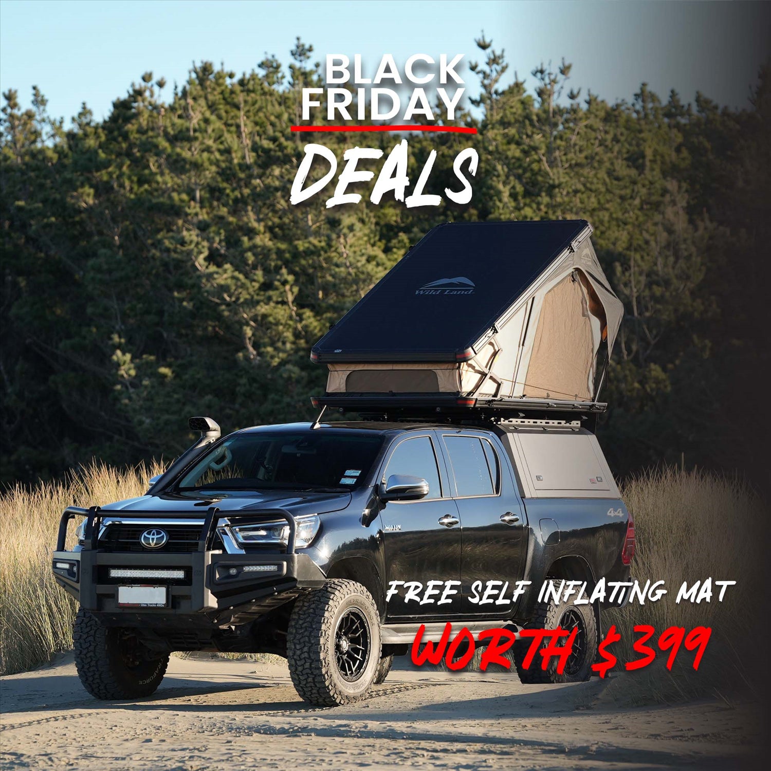 Wild Land Wild Land Bush Cruiser V2 Hard Shell Roof Tent