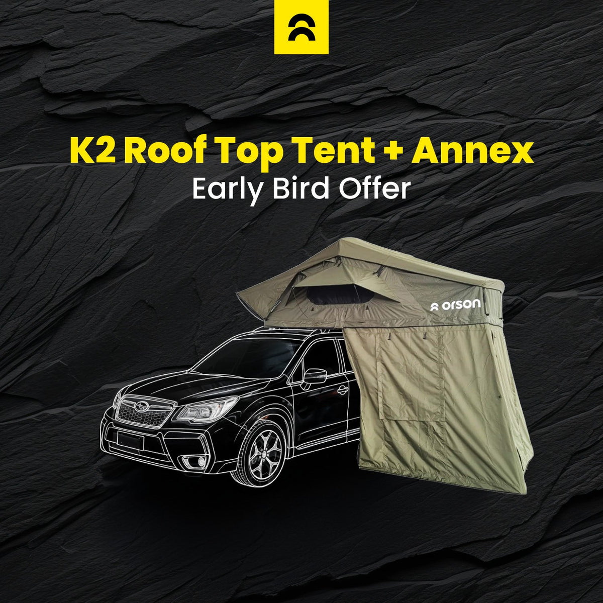 Orson Orson K2X Roof Top Tent with Annex