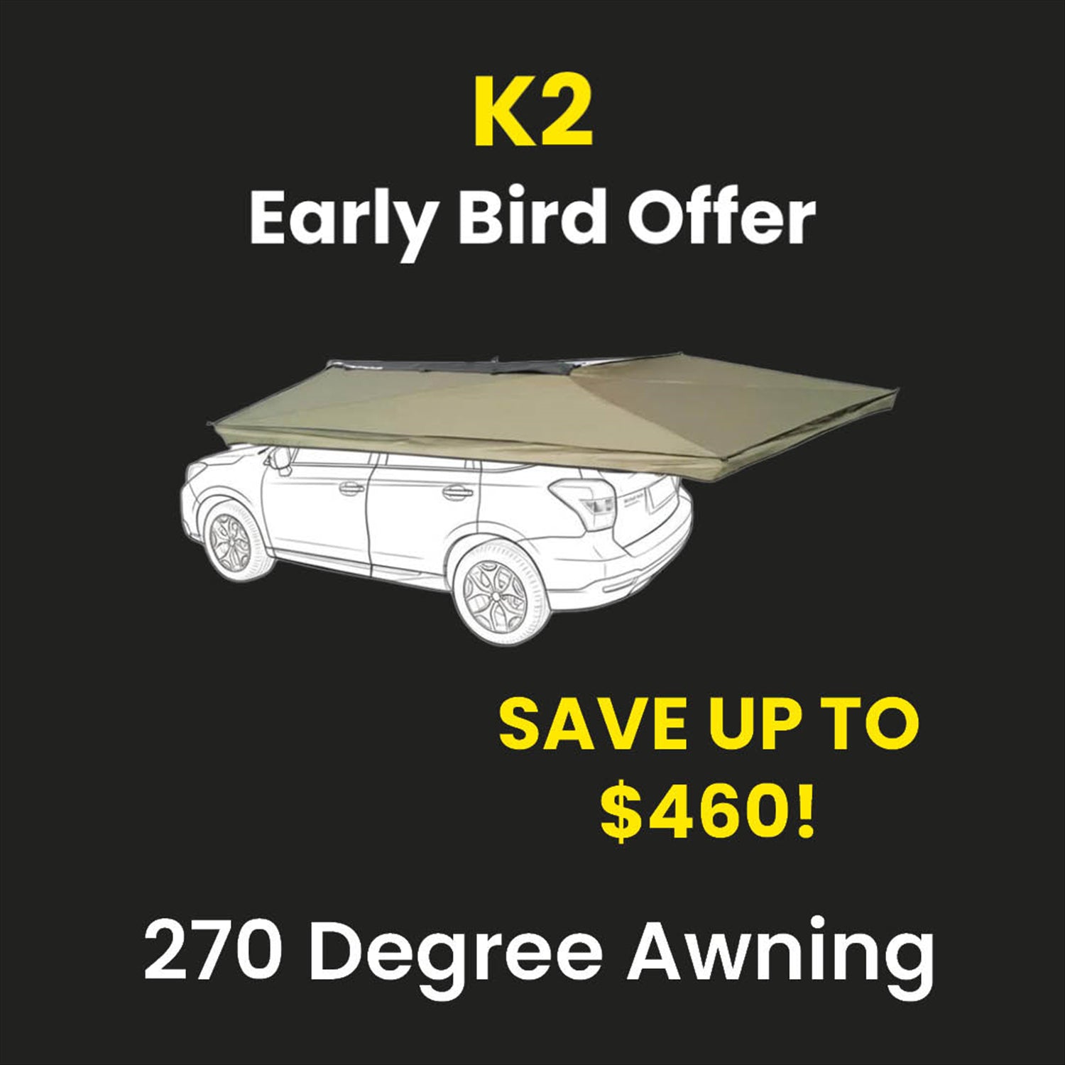 Orson Orson K2 270 Degree Vehicle Side Awning