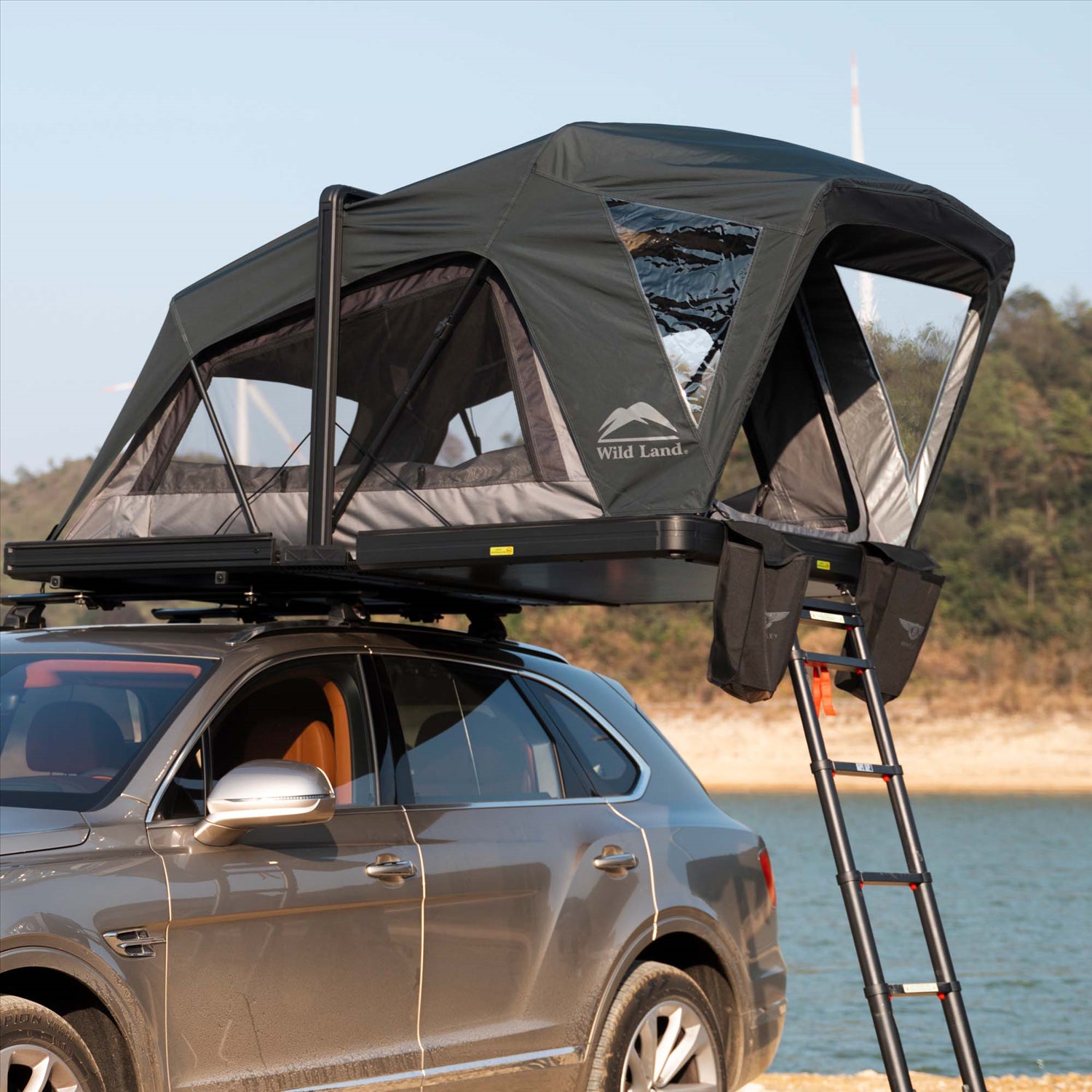 Wild Land Wild Land Summit Explorer Hard Shell Roof Tent with Self Inflating Mattress