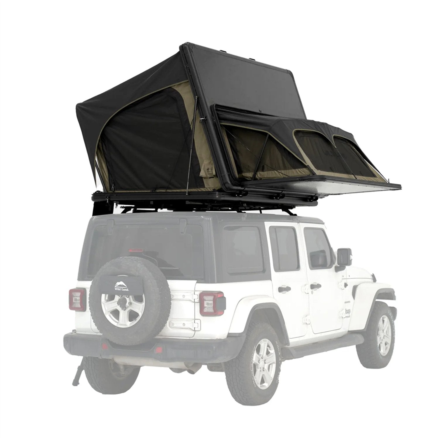 Wild Land Desert Cruiser Plus 130 | Aluminium Hard Shell Family Roof Top Tent