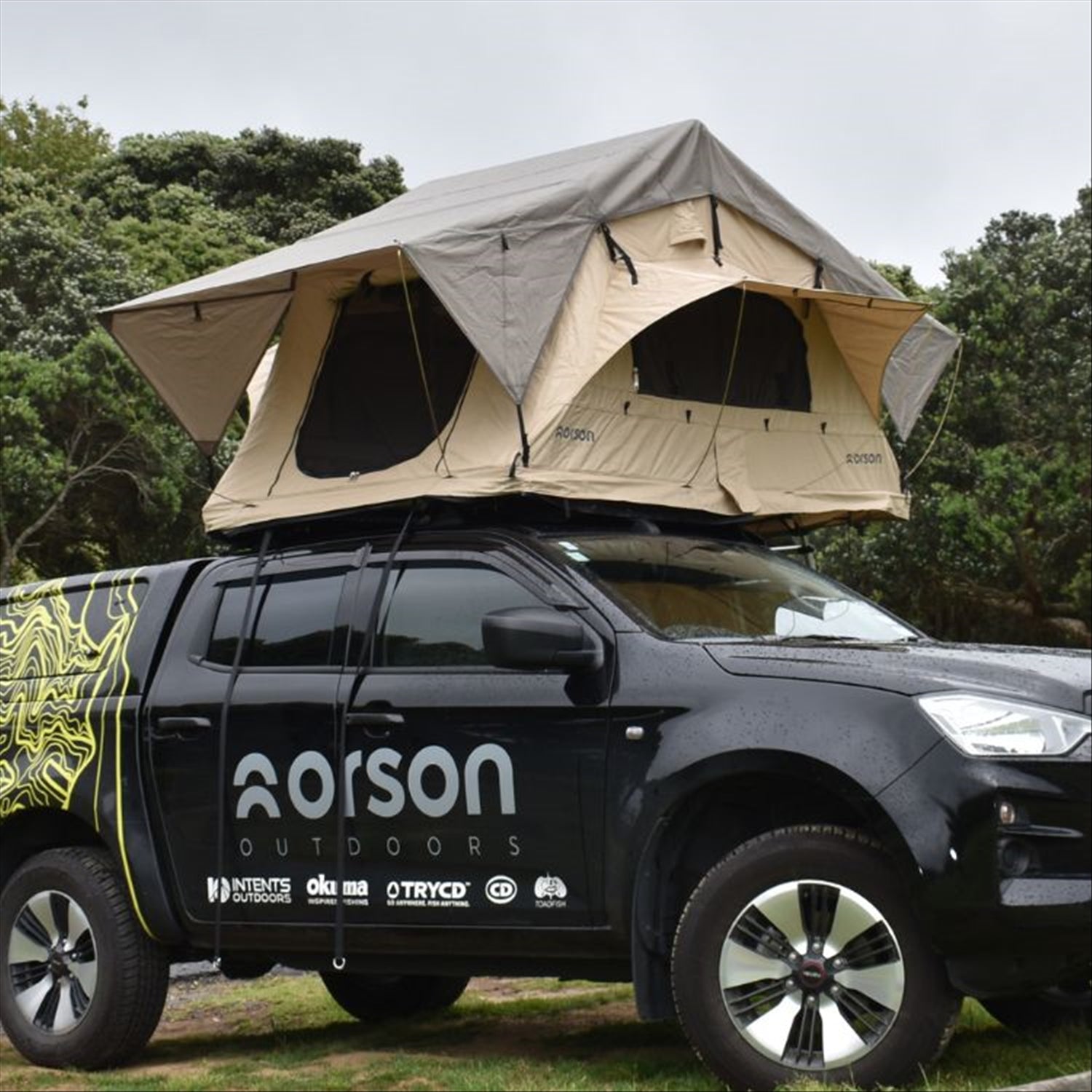 Orson Orson A2R Roof Top Tent - Aluminium tread Plate Base
