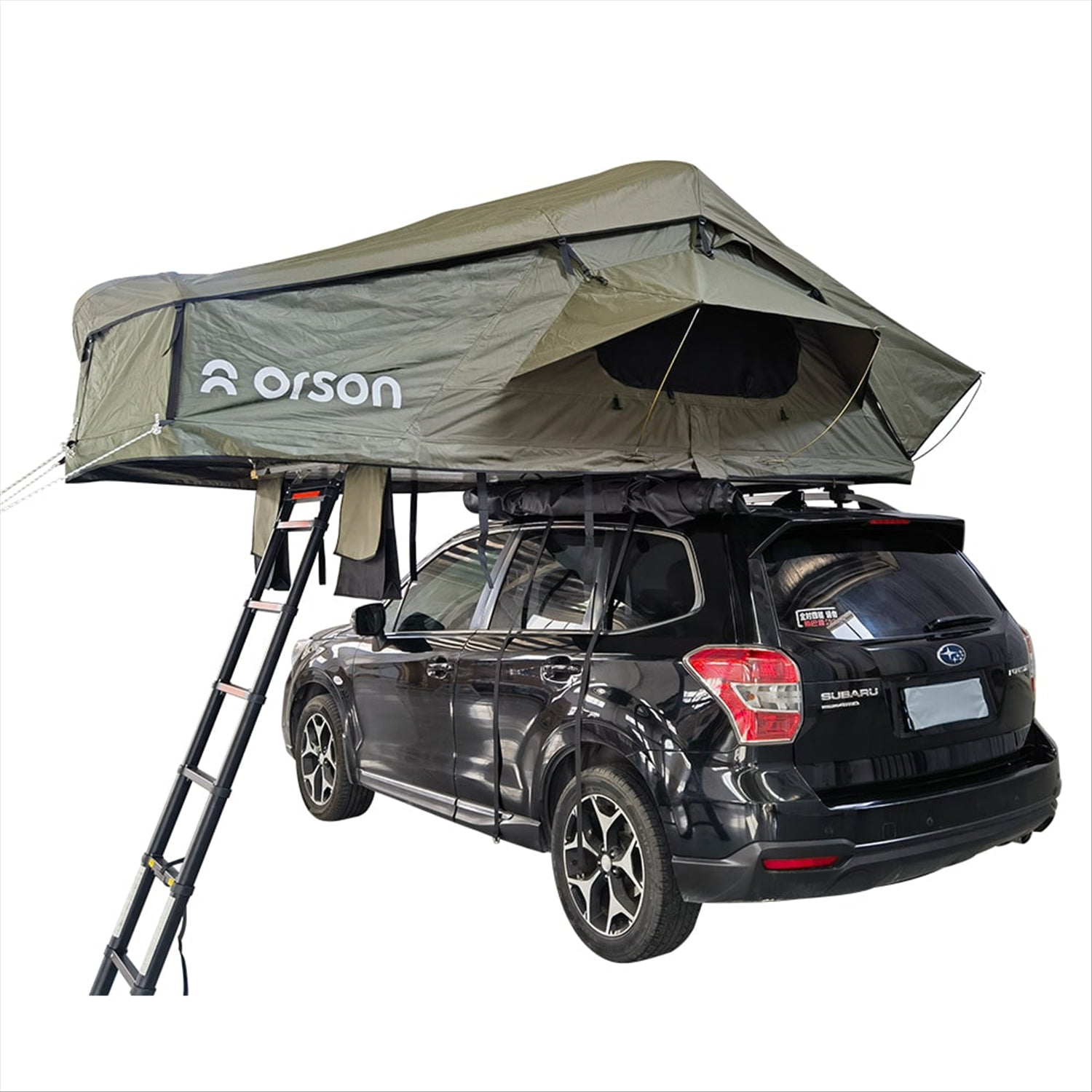Orson K2 Roof Tent with Annex and K2 2.5m Vehicle Side Awning Combo