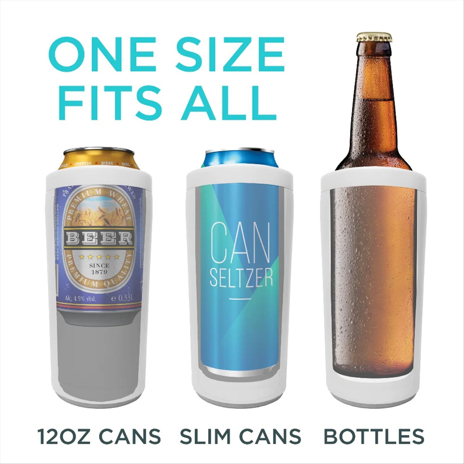 Toadfish Toadfish Universal Non Tipping 12oz Can Cooler 2.0