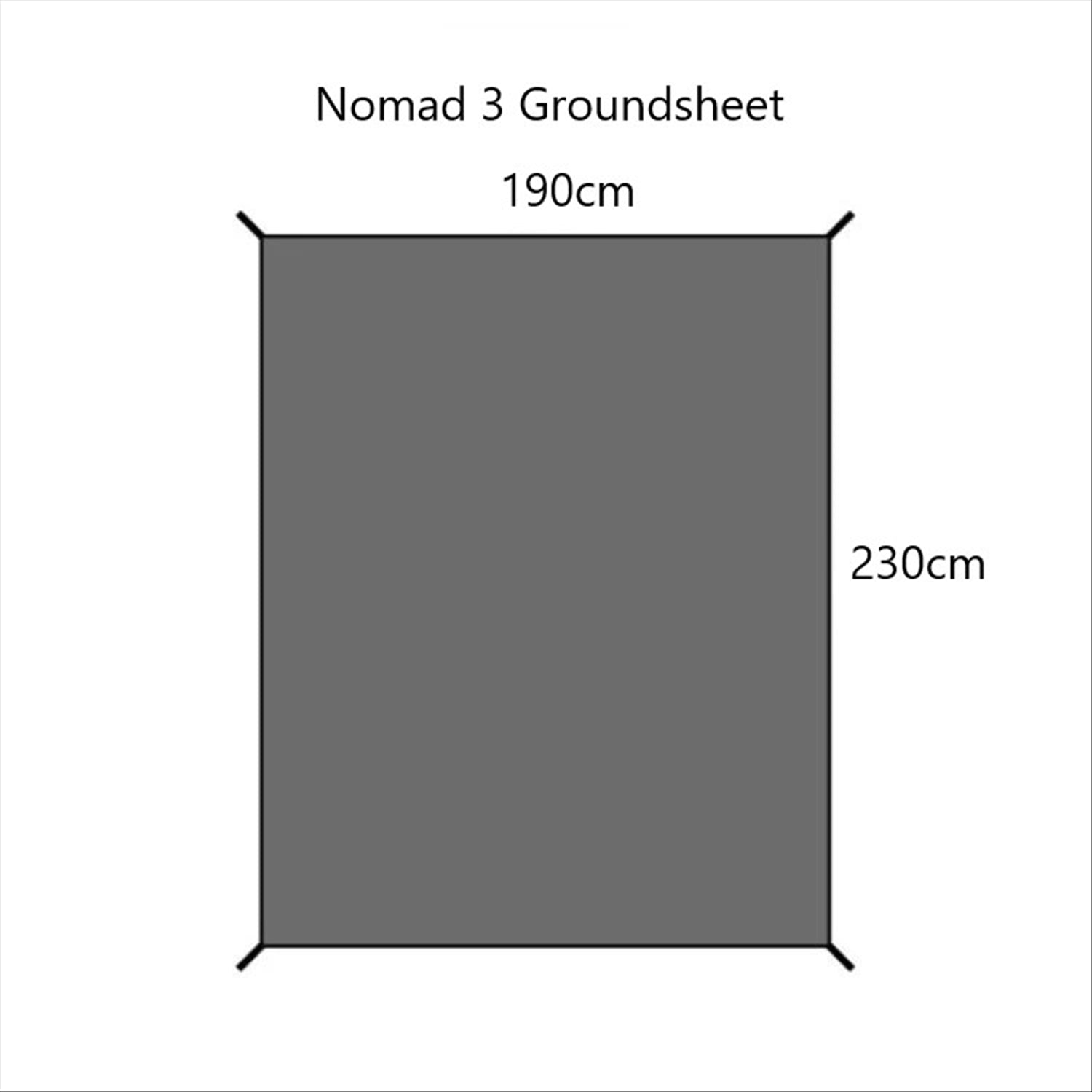 Orson Orson Nomad 3 Tent Groundsheet