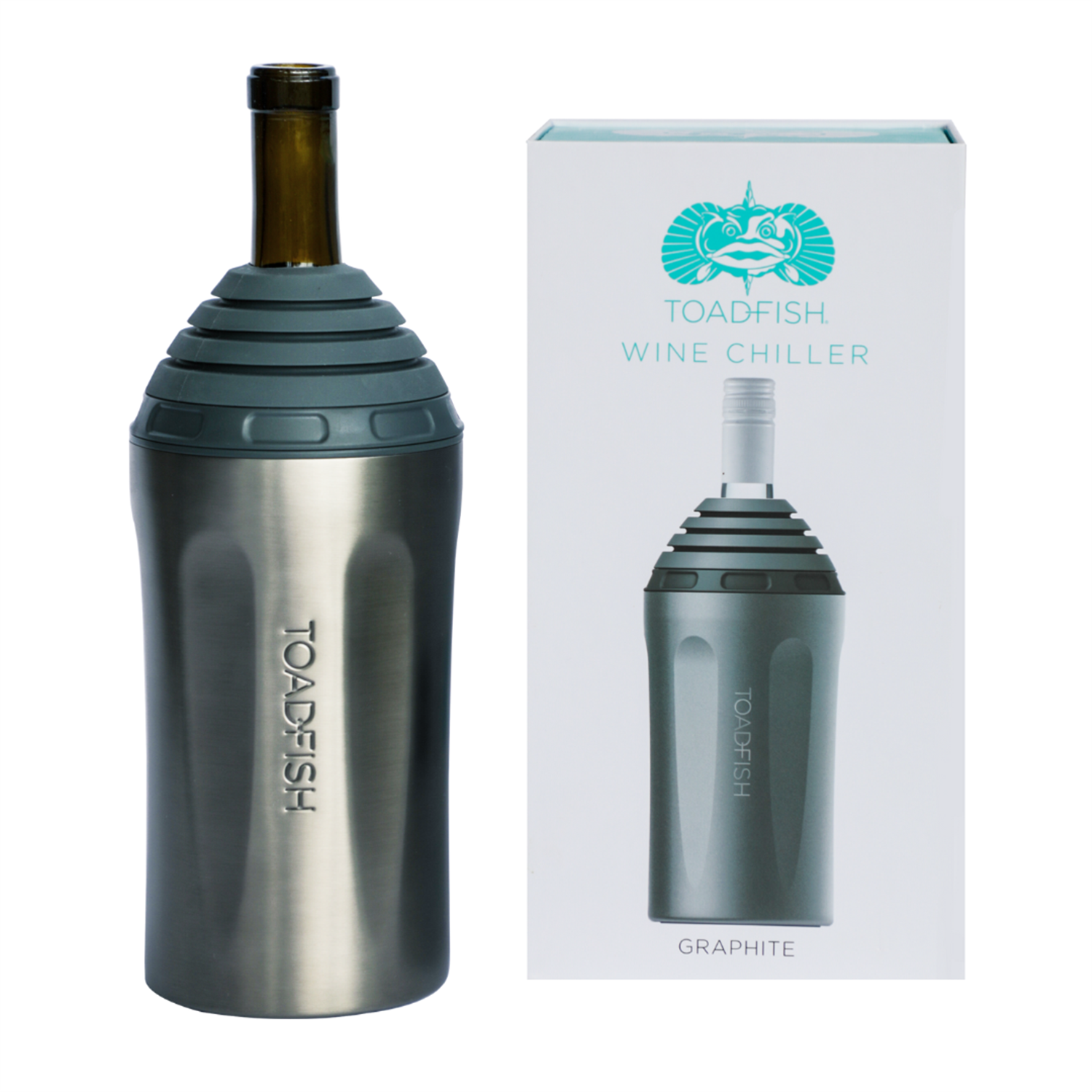 Toadfish Toadfish Insulated Wine Chiller With Flexi-lock Pouring, Fits Most Bottles