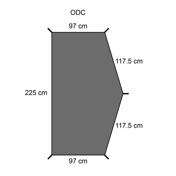 Orson Odyssey Tent Groundsheet - 97-130cm x 225cm