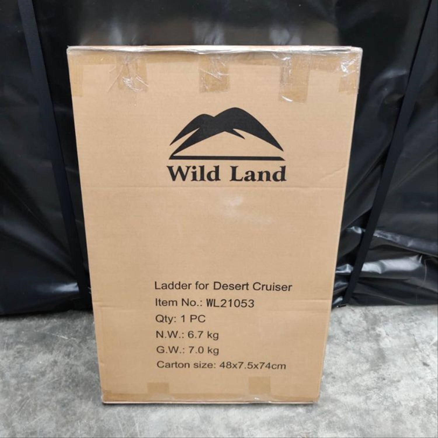 Wild Land Wild Land 2.3m Telescopic Ladder For Roof Tents With Top Hooks