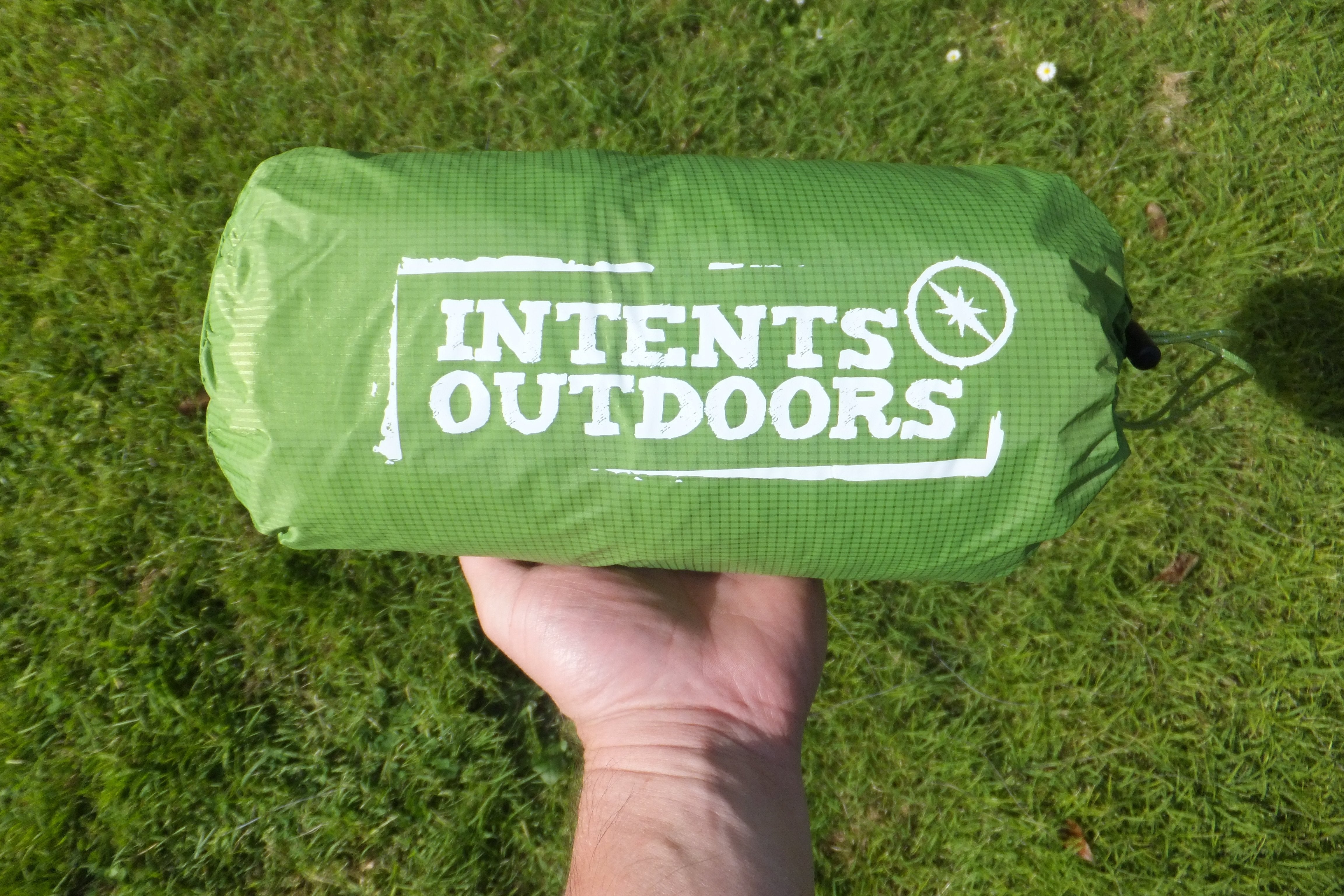 Intents Outdoors ultralight tents have a small packed size