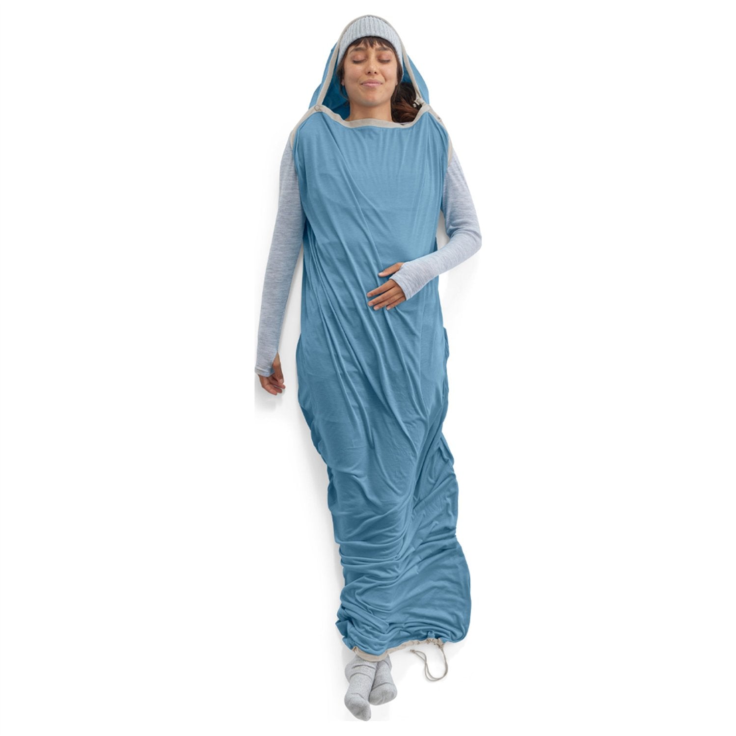 Sea to Summit Sea to Summit Breeze Lightweight Sleeping Bag Liner Long Cendre Blue