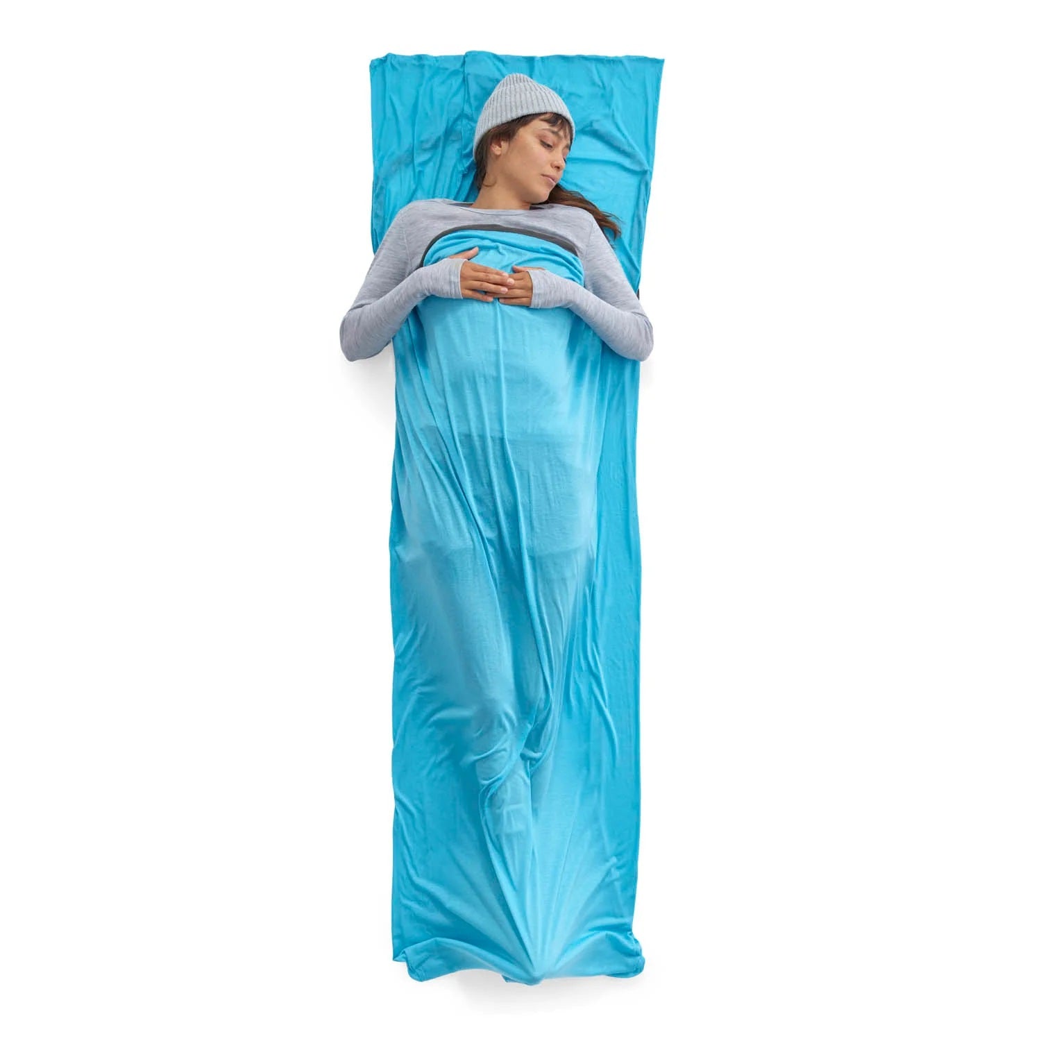 Sea to Summit Sea To Summit Breeze Sleeping Bag Liner - Rectangular with Drawcord or Pillow Sleeve