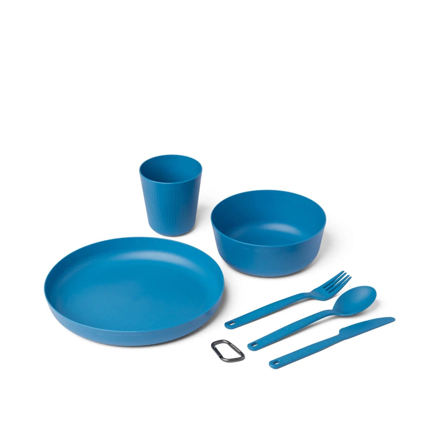 Sea to Summit Sea to Summit Camp Dinnerware Set w/ Mesh Sack 6 Piece Cendre Blue