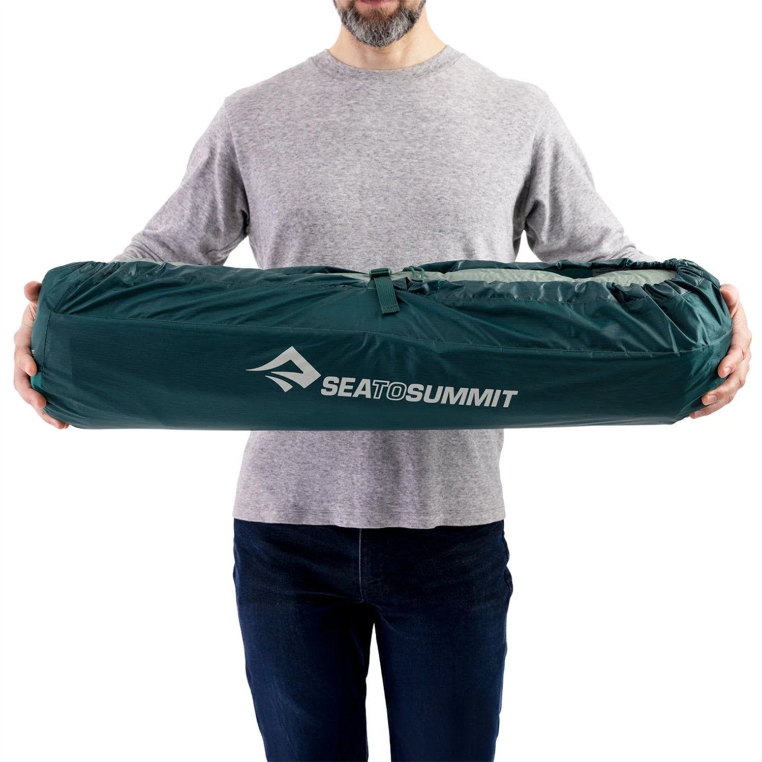 Sea to Summit Sea to Summit Comfort Deluxe Self Inflating Mat Large Rectangular Wide Rain Forest