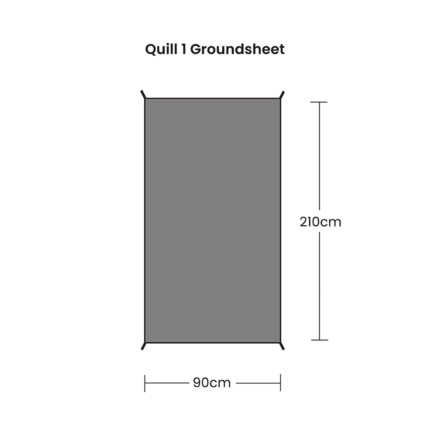 Orson Orson Quill 1 UL Tent Groundsheet