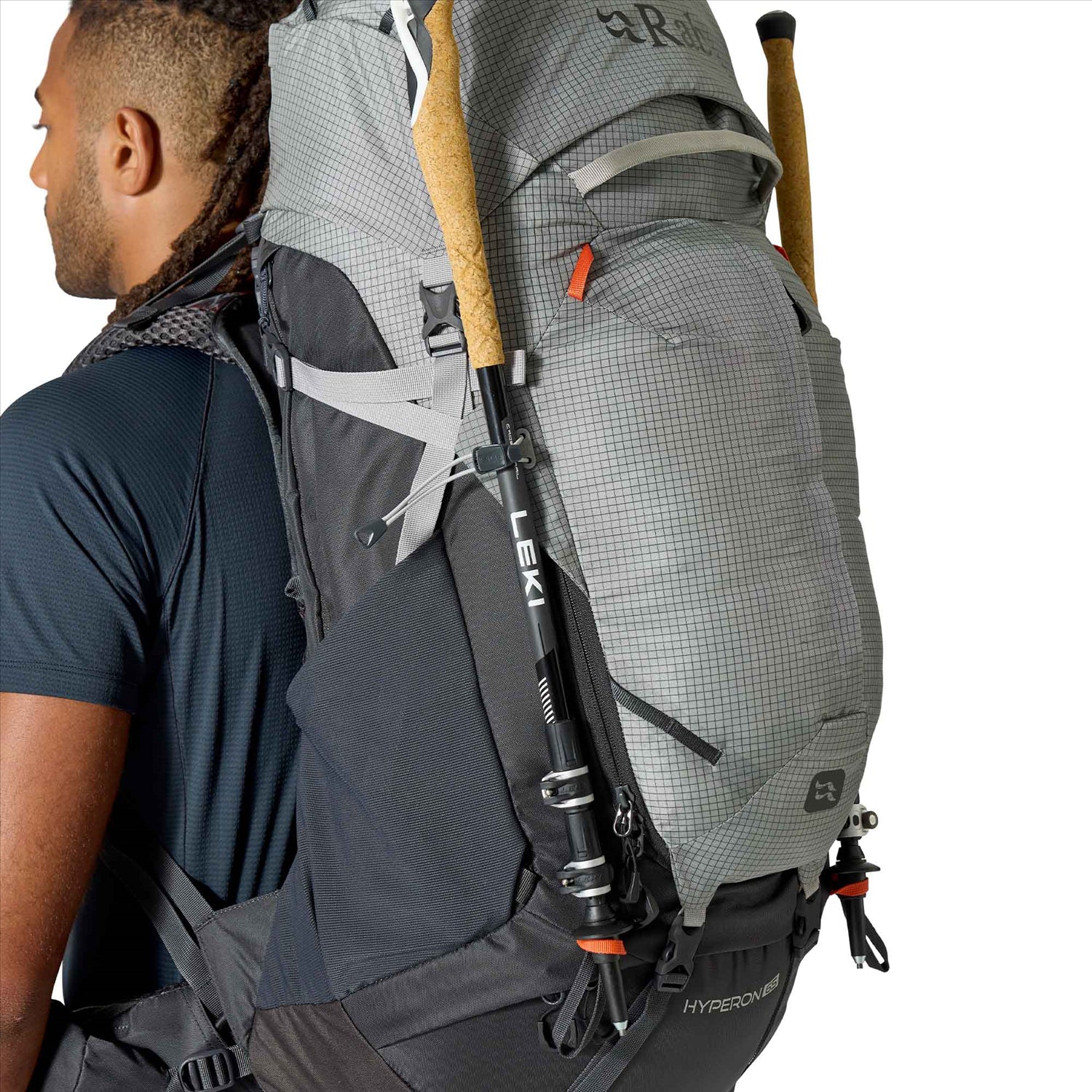 Rab Rab Hyperon 65L Backpack - Dark Pewter/Anthracite