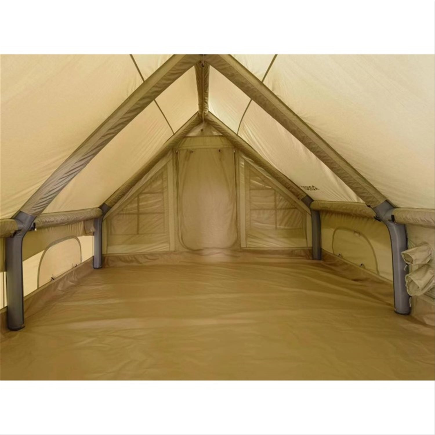 Inflatable Airpole Canvas Cabin Tent - 4m x 3m - sample