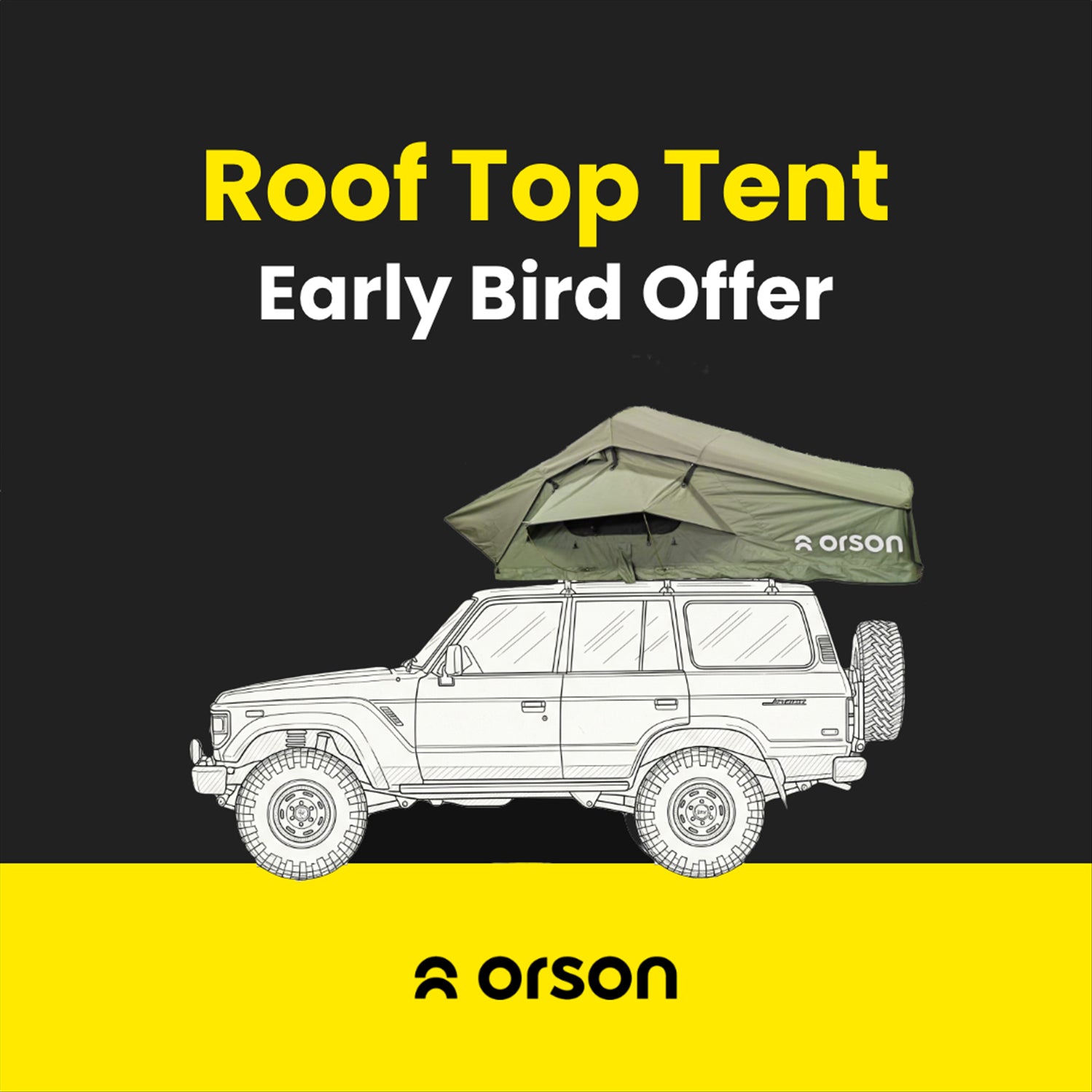 Orson Orson K2X Roof Top Tent with Annex