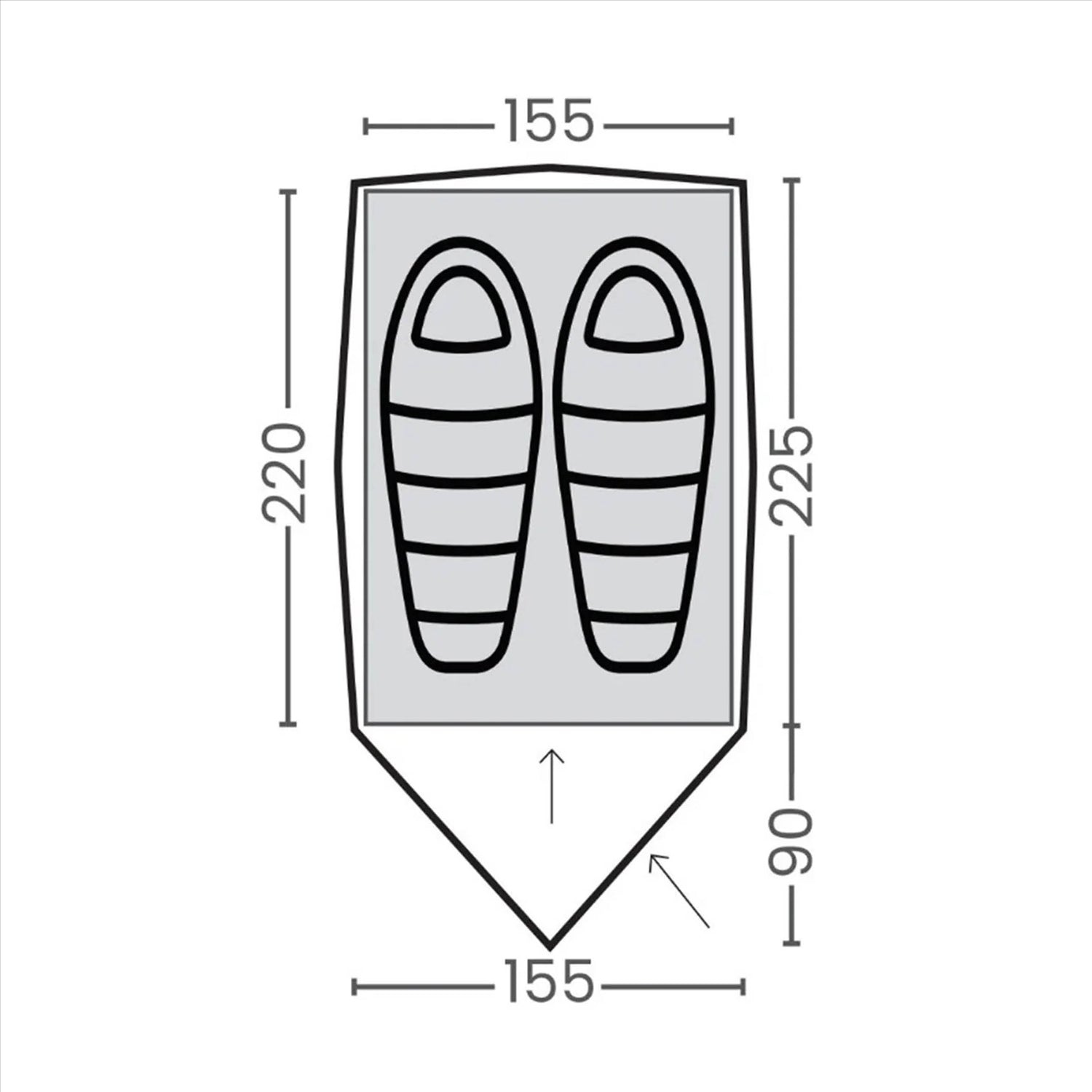 Orson Orson Nomad 2 | All Weather 2 Person Tent | 2.75kg