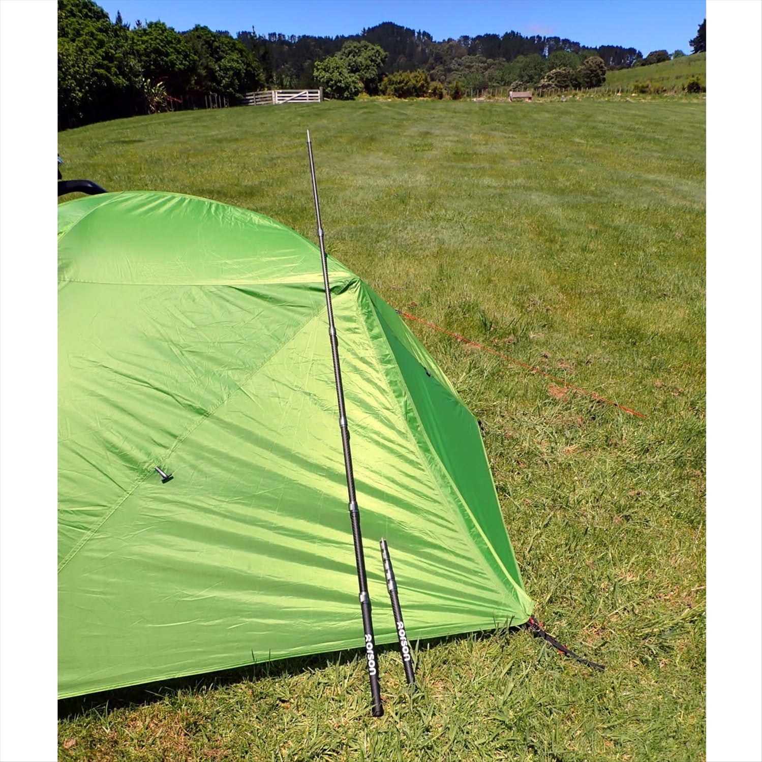 tarp pole ultralight Orson Telescopic Carbon Fibre Ultralight Tarp Pole