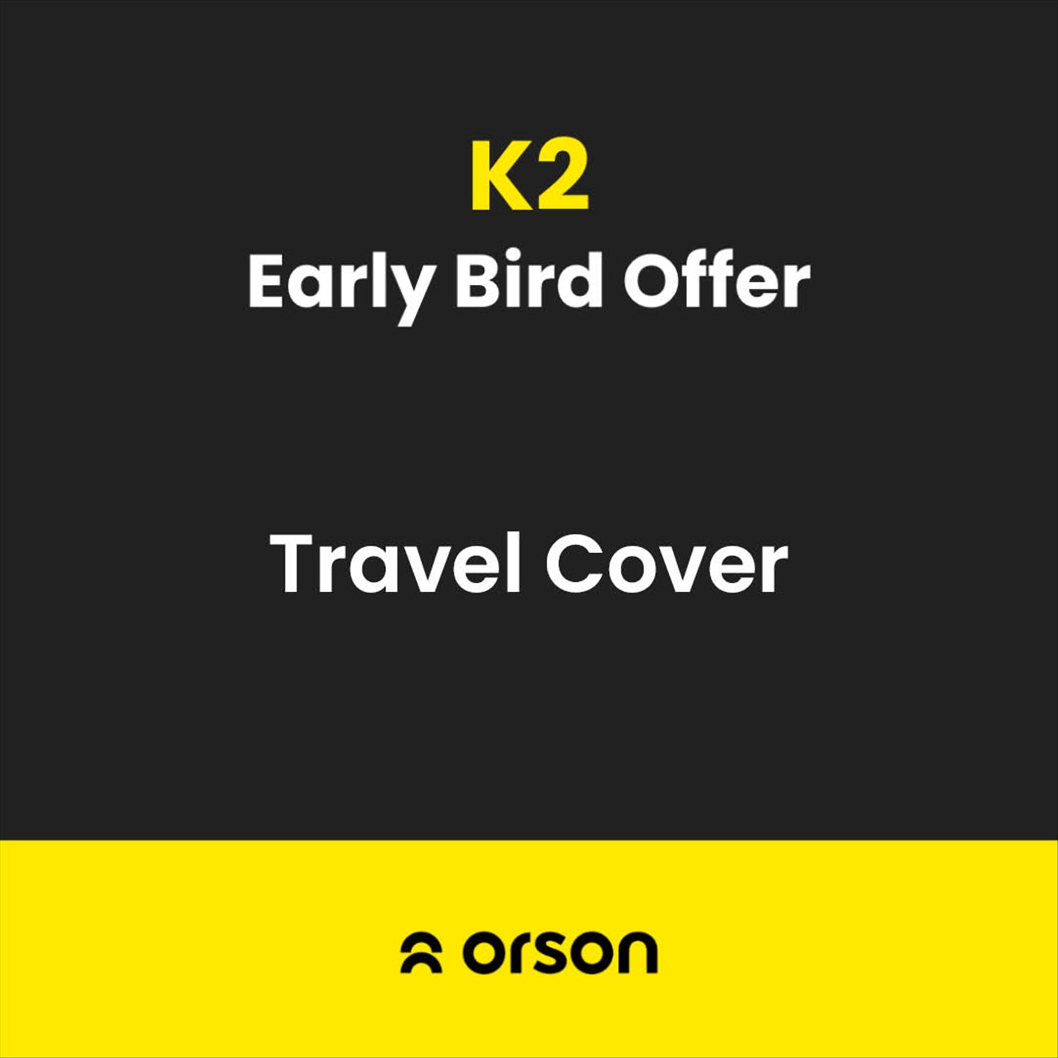 Orson Orson K2 Roof Top Tent Travel Cover