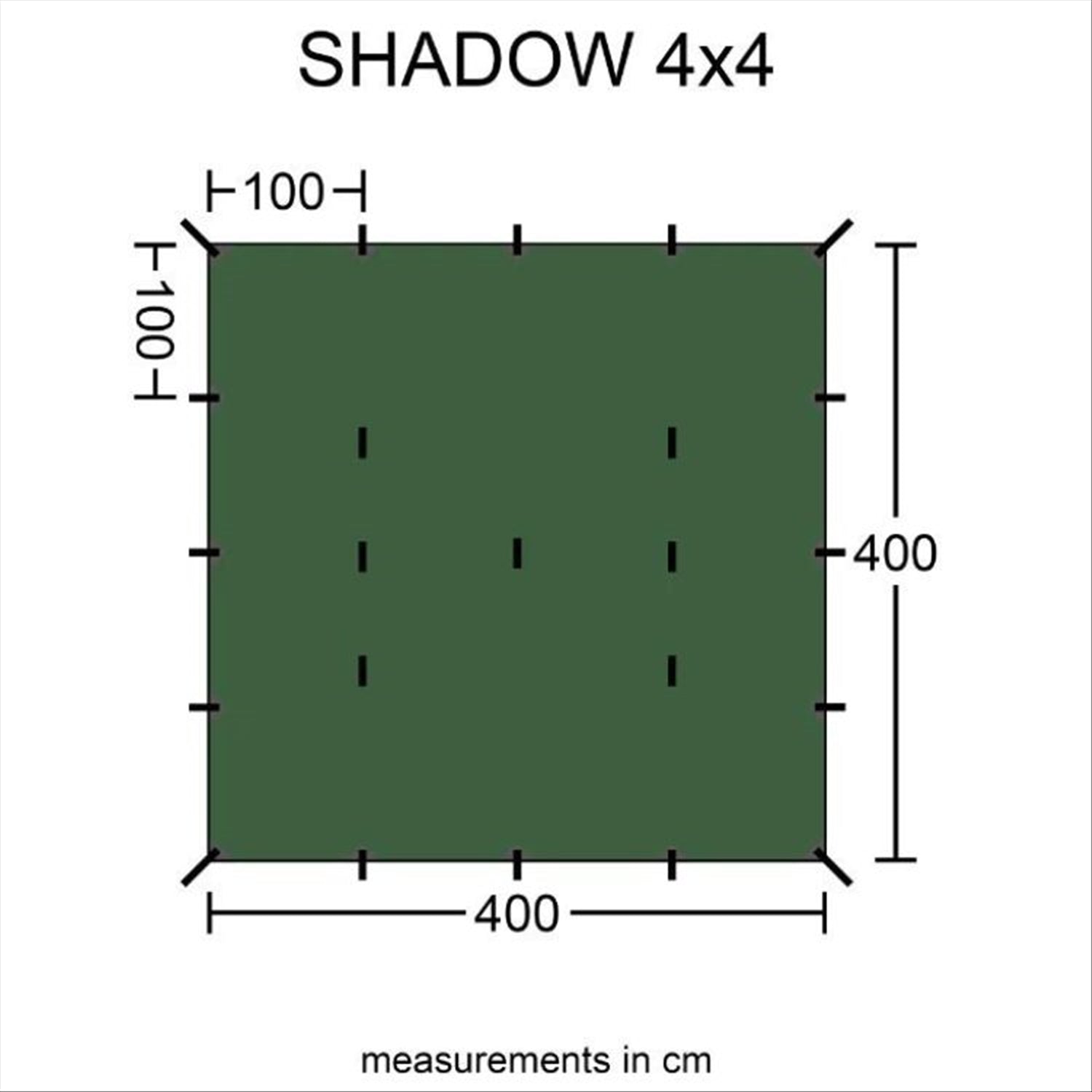 Orson Orson Shadow Tarp - 4x4m, 1.5kg