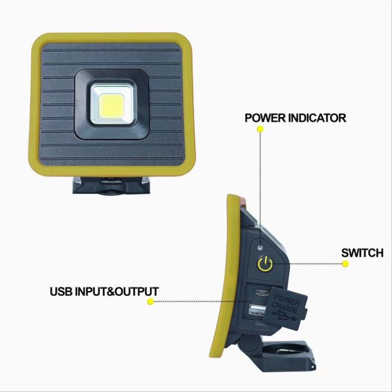 PERFECT IMAGE Perfect Image Rechargeable Compact LED Work Light 10W 1000 Lumens