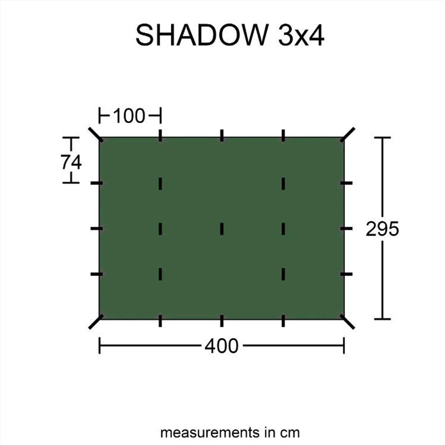 3x4 tarp Orson Shadow Tarp
