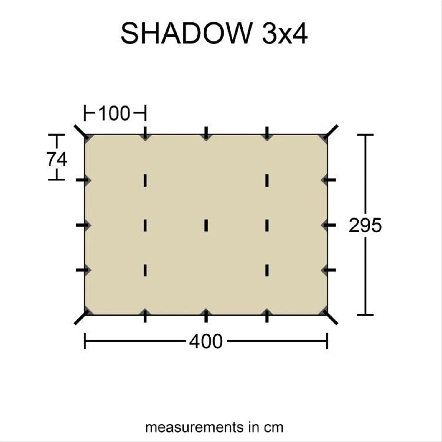 tarp 3x4 Orson Shadow Tarp