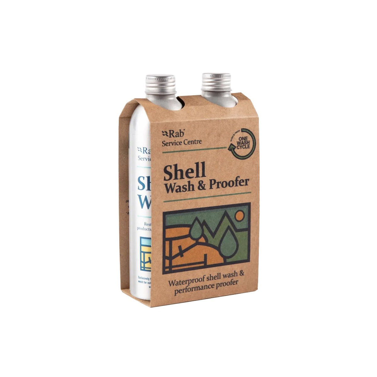 Rab  Rab Shell Wash and Proofer - Twin Pack