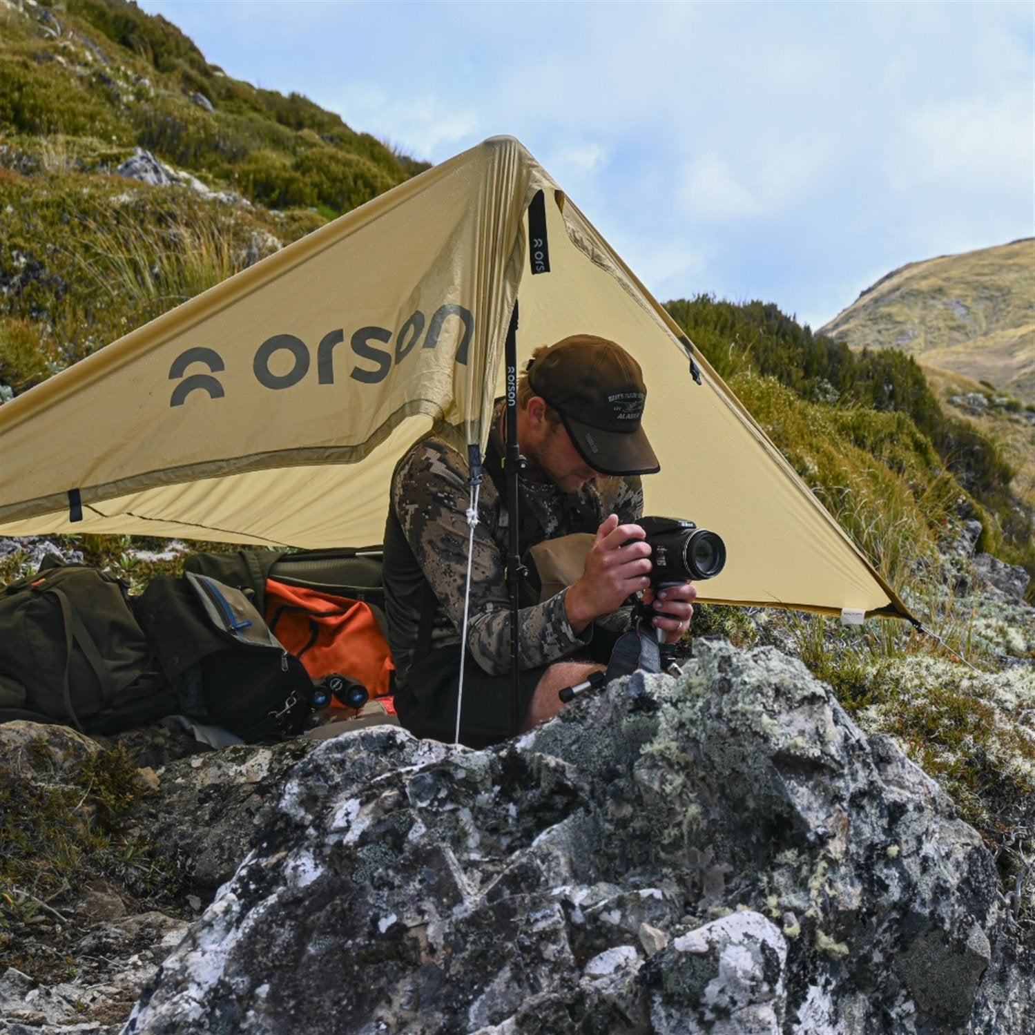 Orson Orson Skyline Ultralight Tarp - 2x3m, 20D Ripstop Silnylon, 380g