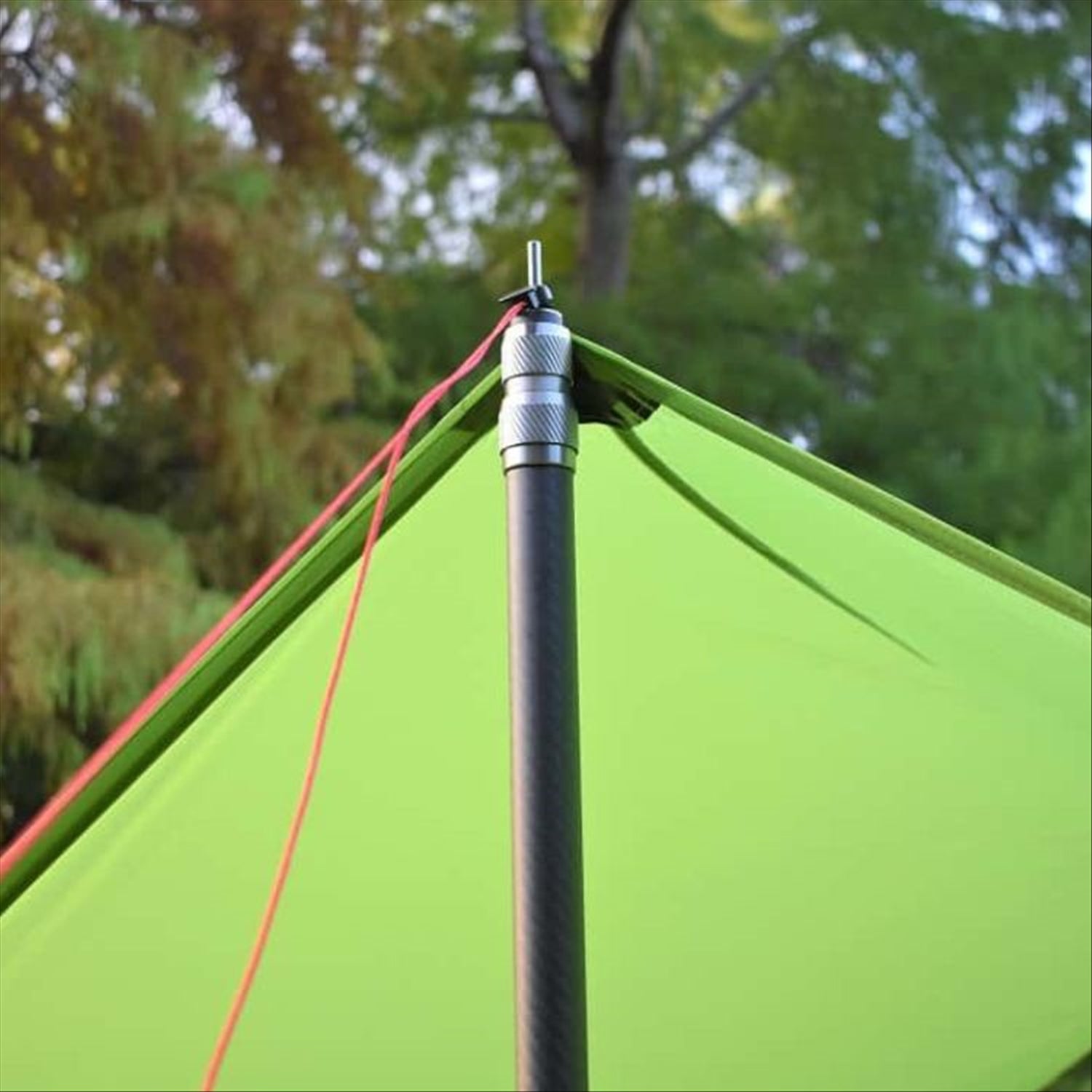 Intents Telescopic Tarp Pole - Ultralight 340g Carbon Fibre, max height 200cm