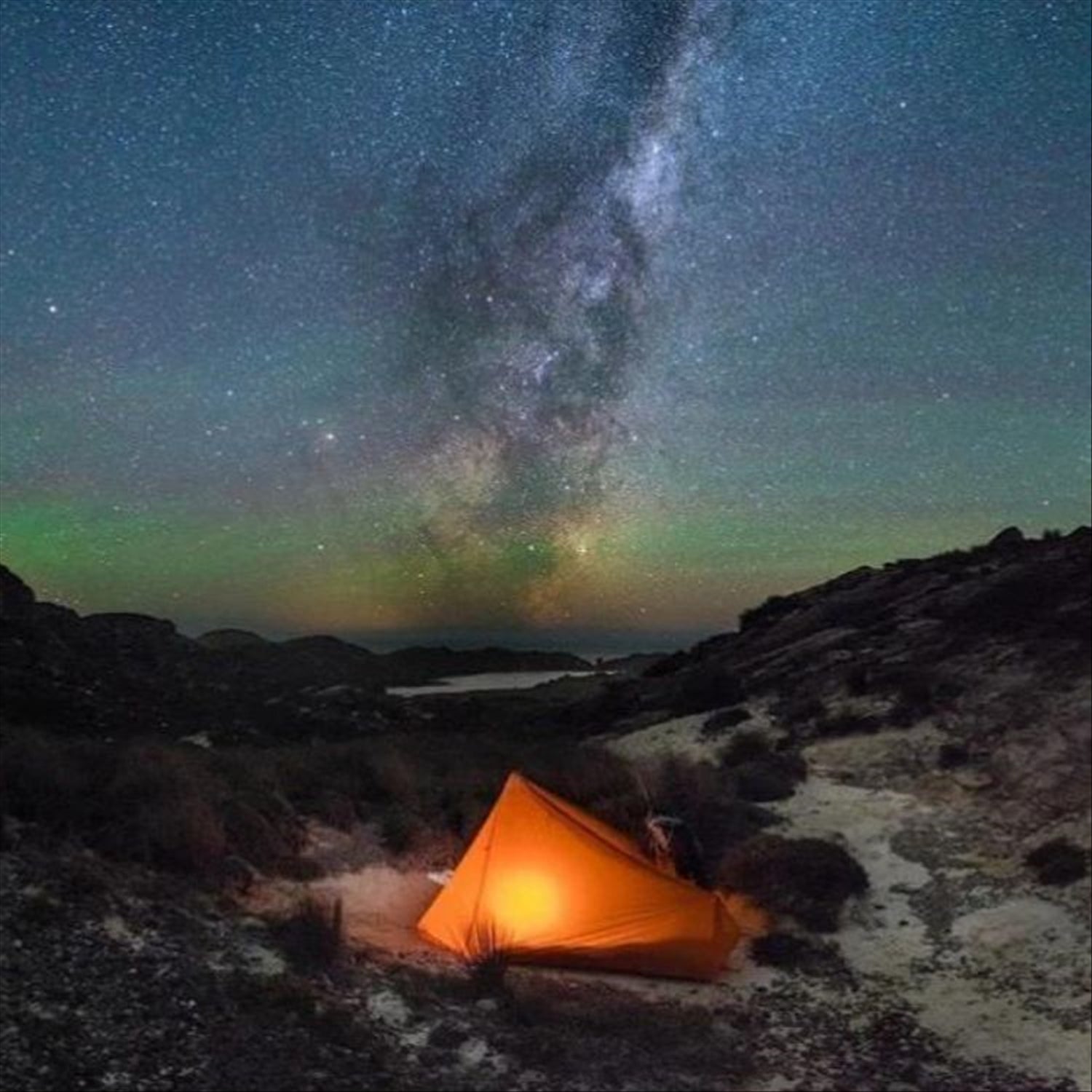 Intents Intents Outdoors Ultrapack SW - Nylon 1 Person Hiking Tent, 710g Single Wall