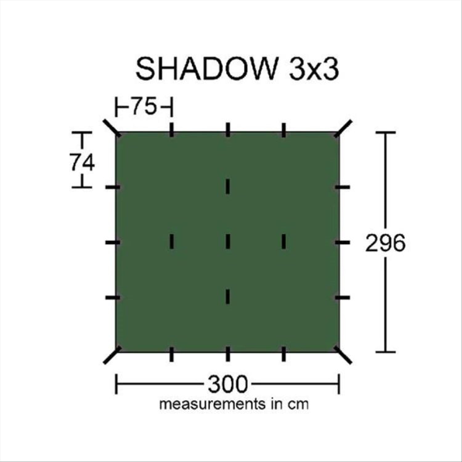 Orson Orson Shadow Tarp - 3x3m, 950g