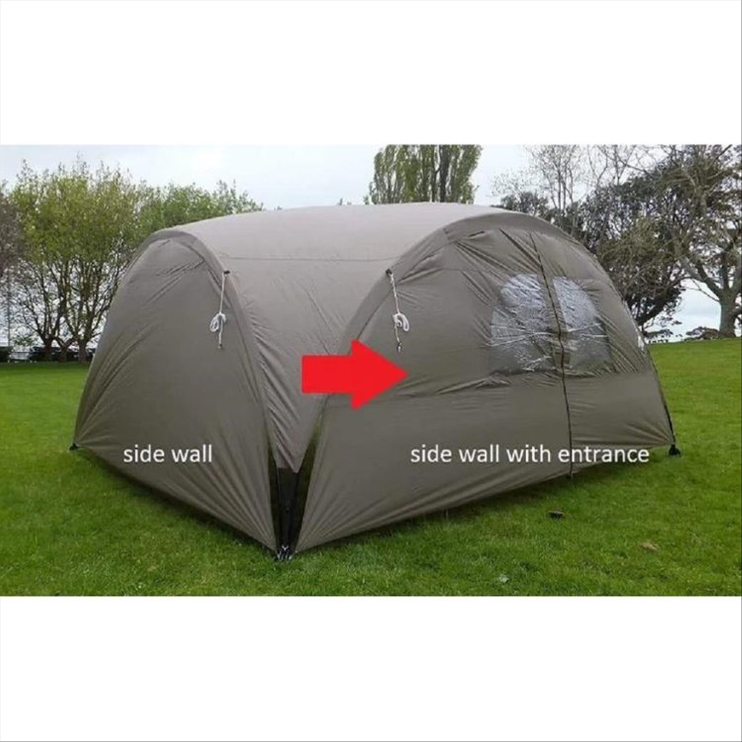 Orson Core Shelter - 4.5m Outdoor Gazebo, Side Wall Entrance