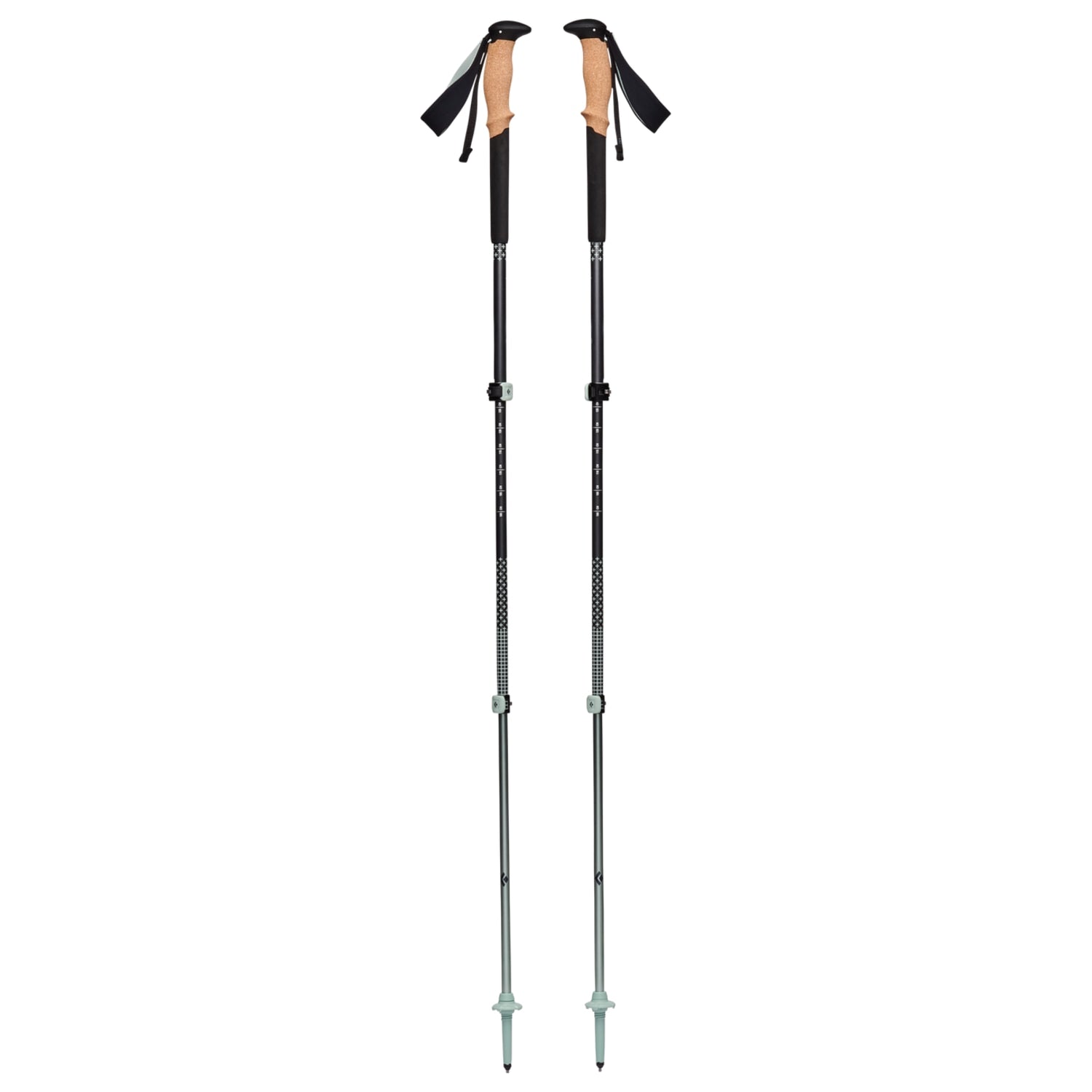 Black Diamond Pursuit Shock Trekking Poles, S-M or M-L