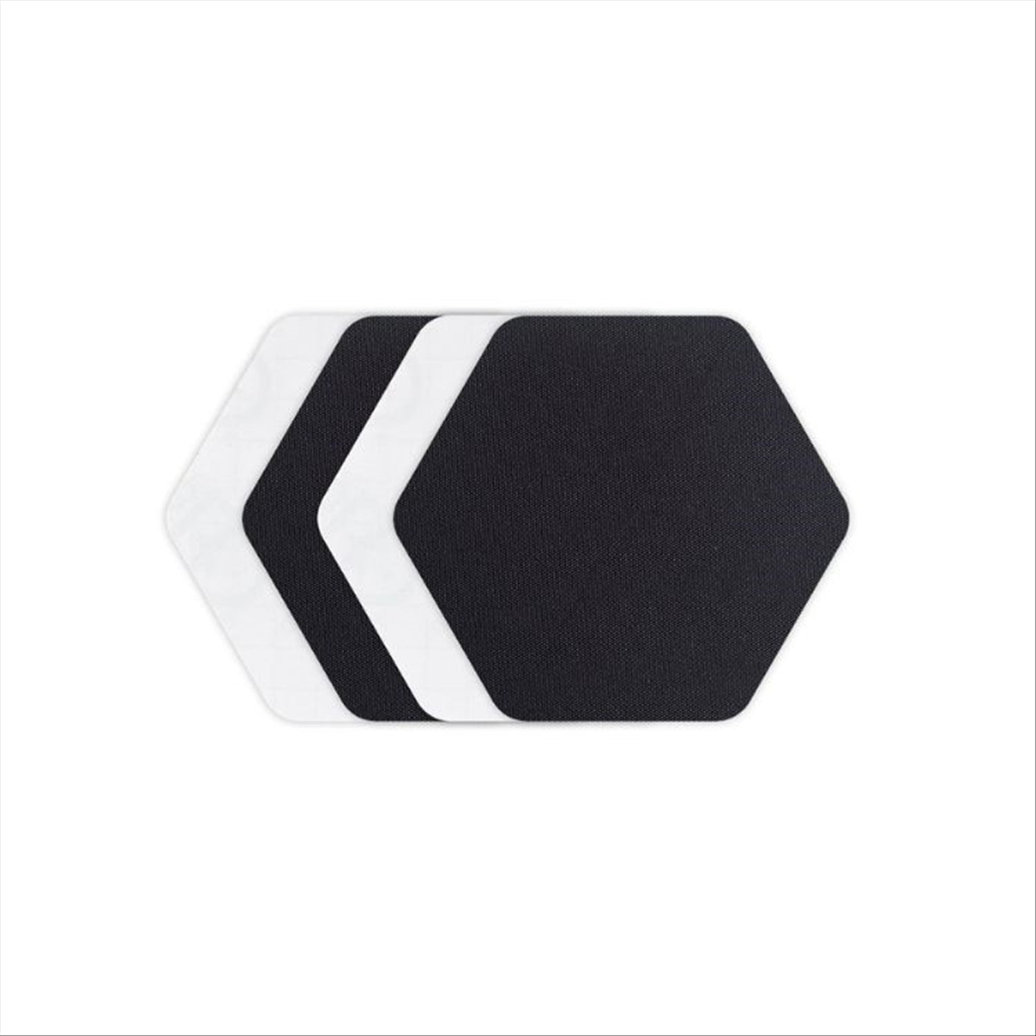 Gear Aid Gear Aid Tenacious Tape Hex Repair Patches - 2 Black 2 Clear 6.4 x 7cm