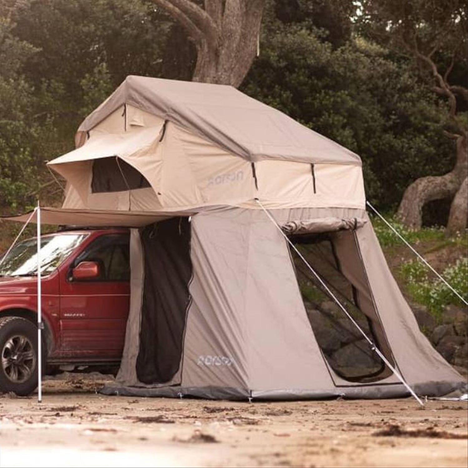 A2X Roof Top Tent with Annex 200-220cm Height
