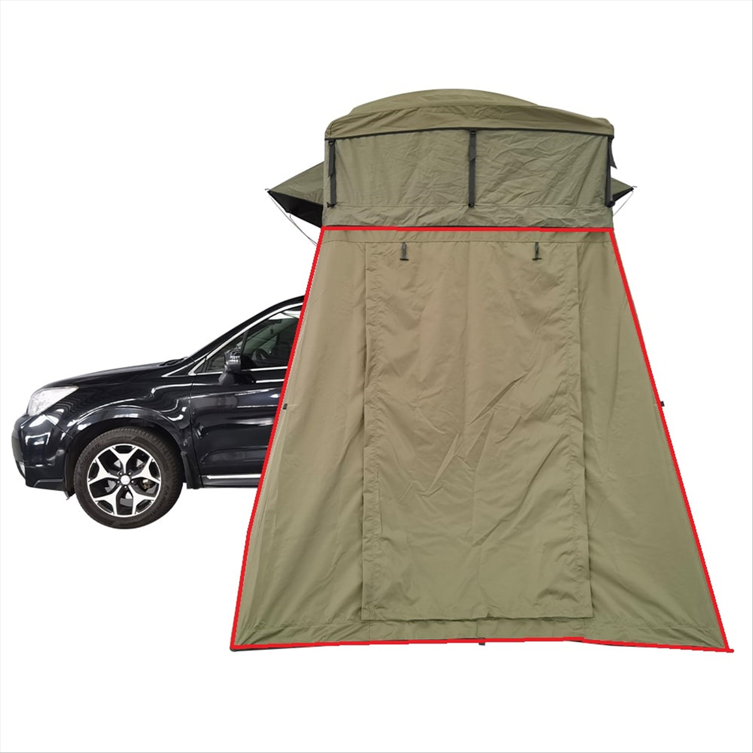 Orson Orson K2 Soft Shell Roof Tent with Annex and K2 270 Awning Combo