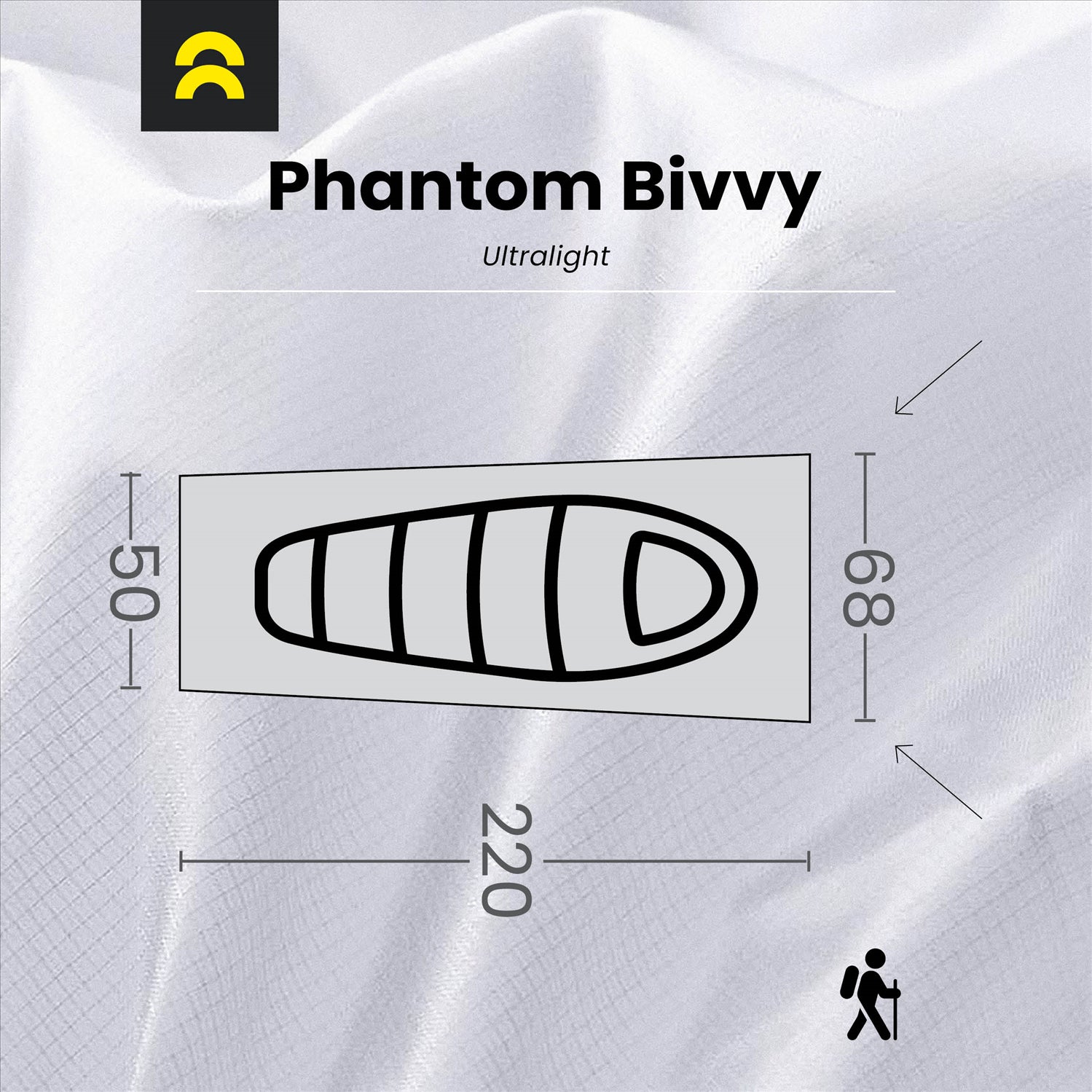 Orson Orson Phantom Bivvy | Ultralight 1 Person Bivvy Bag | 0.68kg