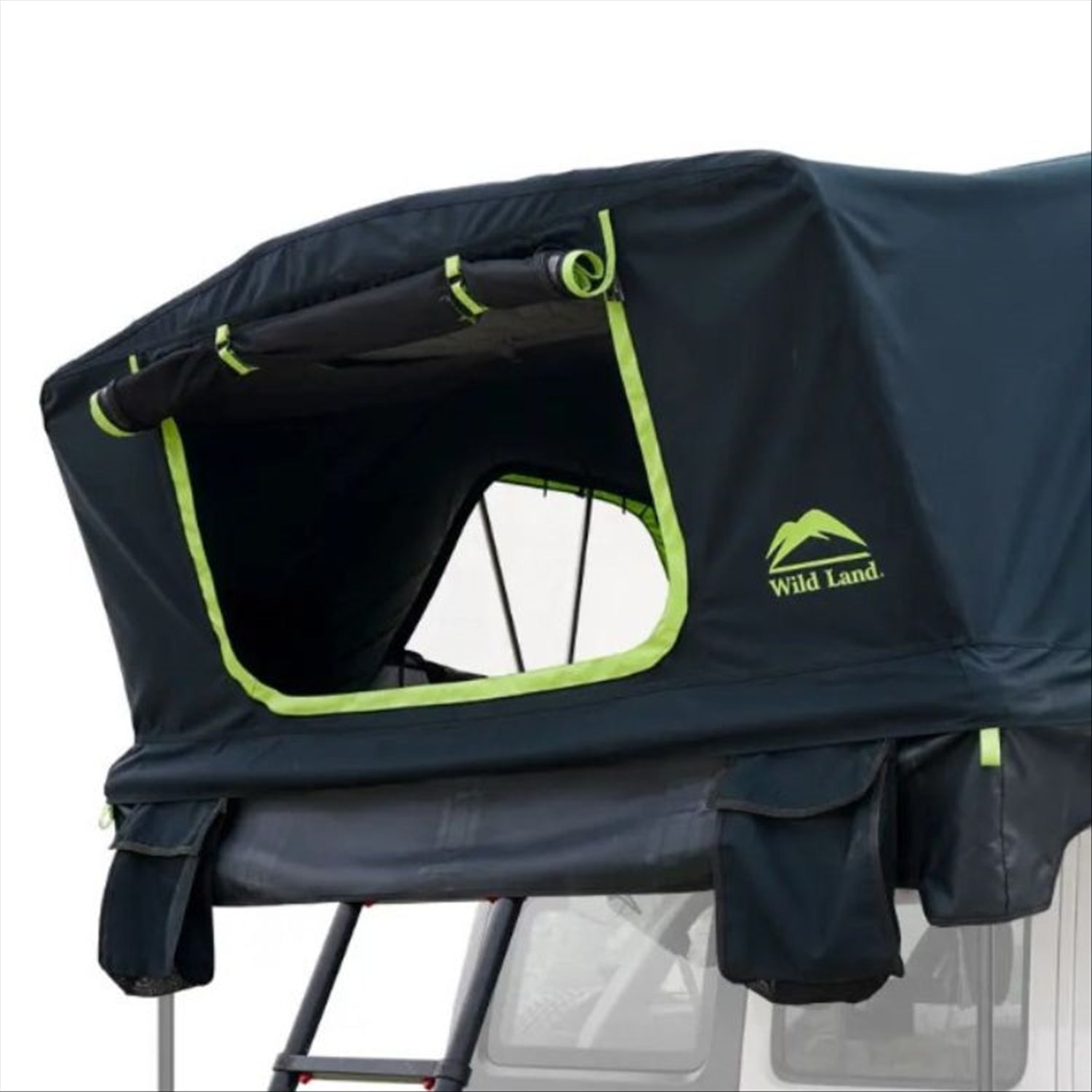 Wild Land Hard Shell Voyager Roof Top Tent - Family Sized 200cm x 230cm