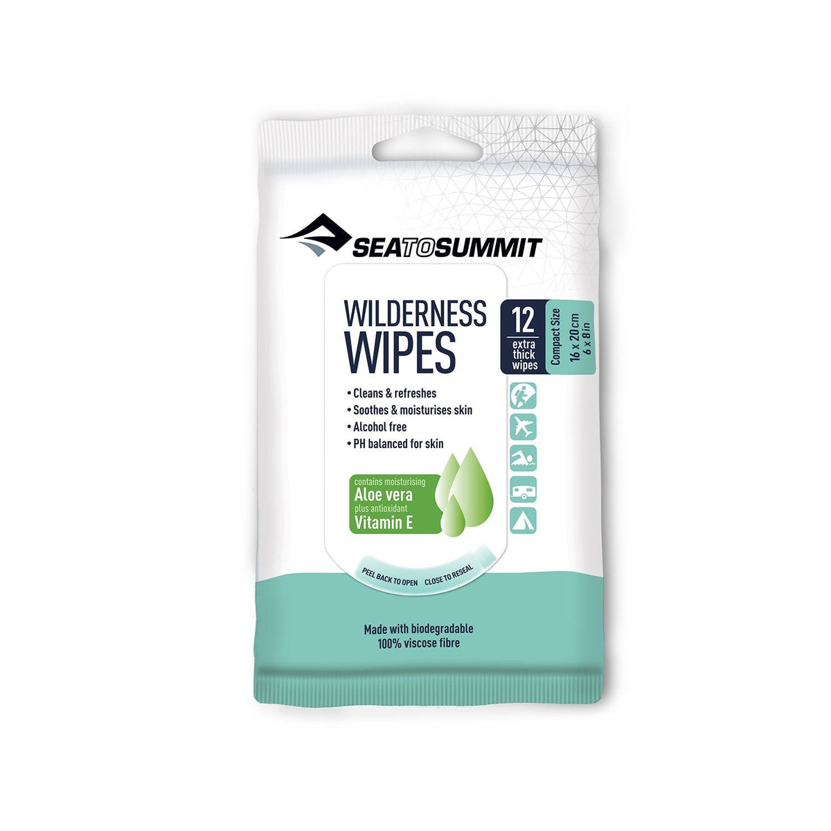 Sea to Summit Sea To Summit Wilderness Wipes (12 Pack)