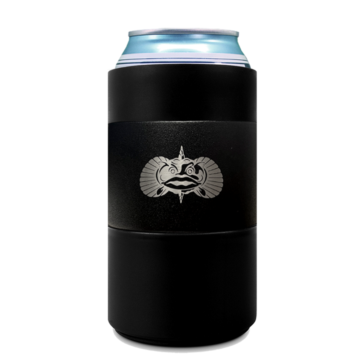 Toadfish Non-Tipping Can Cooler for 12oz Cans - Suction Cup Can Cooler for  Beer & Soda - Includes Slim Can Adapter - Stainless Steel Double-Wall