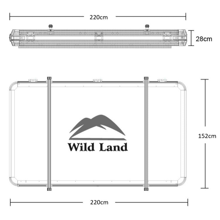 Wild Land Rock Cruiser Hard Shell Roof Top Tent