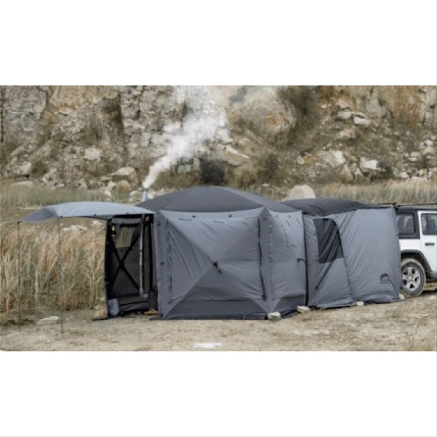 Wild Land Hub 600 Lux Tent with floor and veicle connector