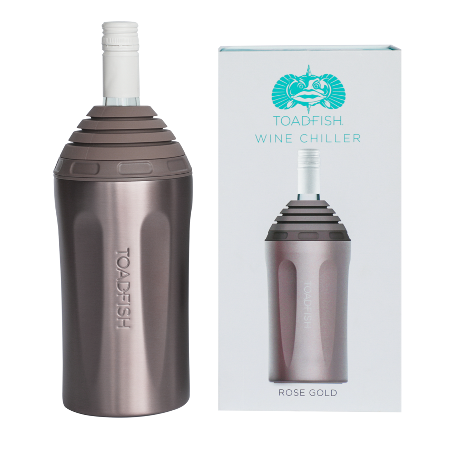 TOADFISH Toadfish Insulated Wine Chiller With Flexi-lock Pouring, Fits Most Bottles